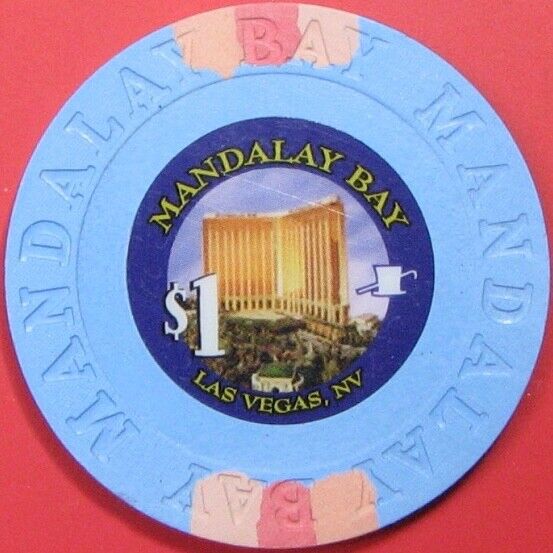 $1 Casino Chip. Mandalay Bay, Las Vegas, NV. Z20.
