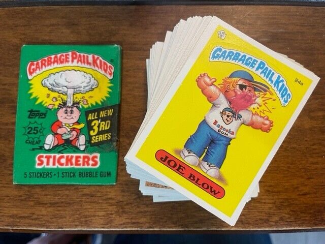 1986 Topps Garbage Pail Kids Original 3rd Series 3 OS3 Complete 82-Card Set GPK