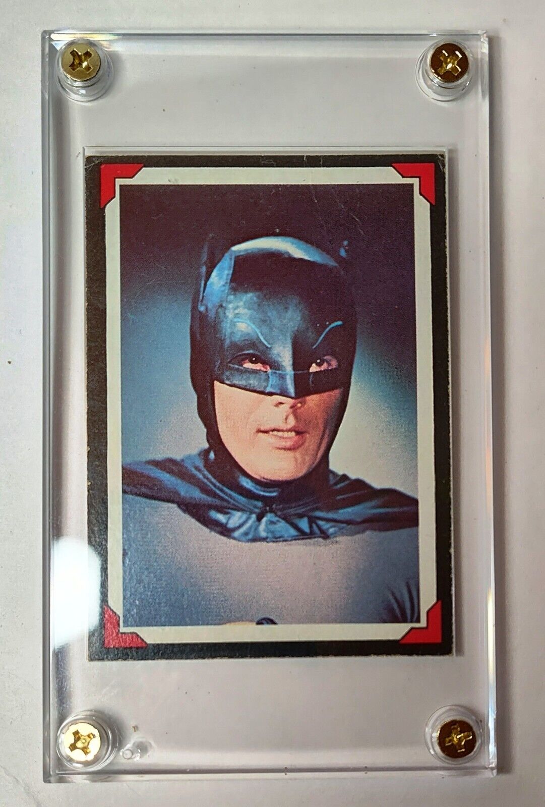 1966 Batman Riddler Back #8 A Lesson For Robin Card Topps TV 1960s