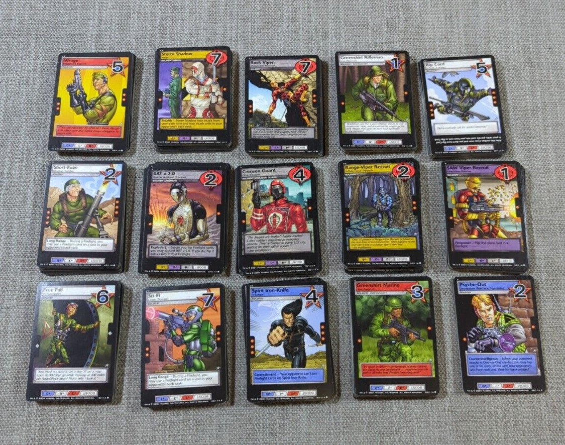 G.I. Joe 2004 Lot Of 286 Trading Card Game