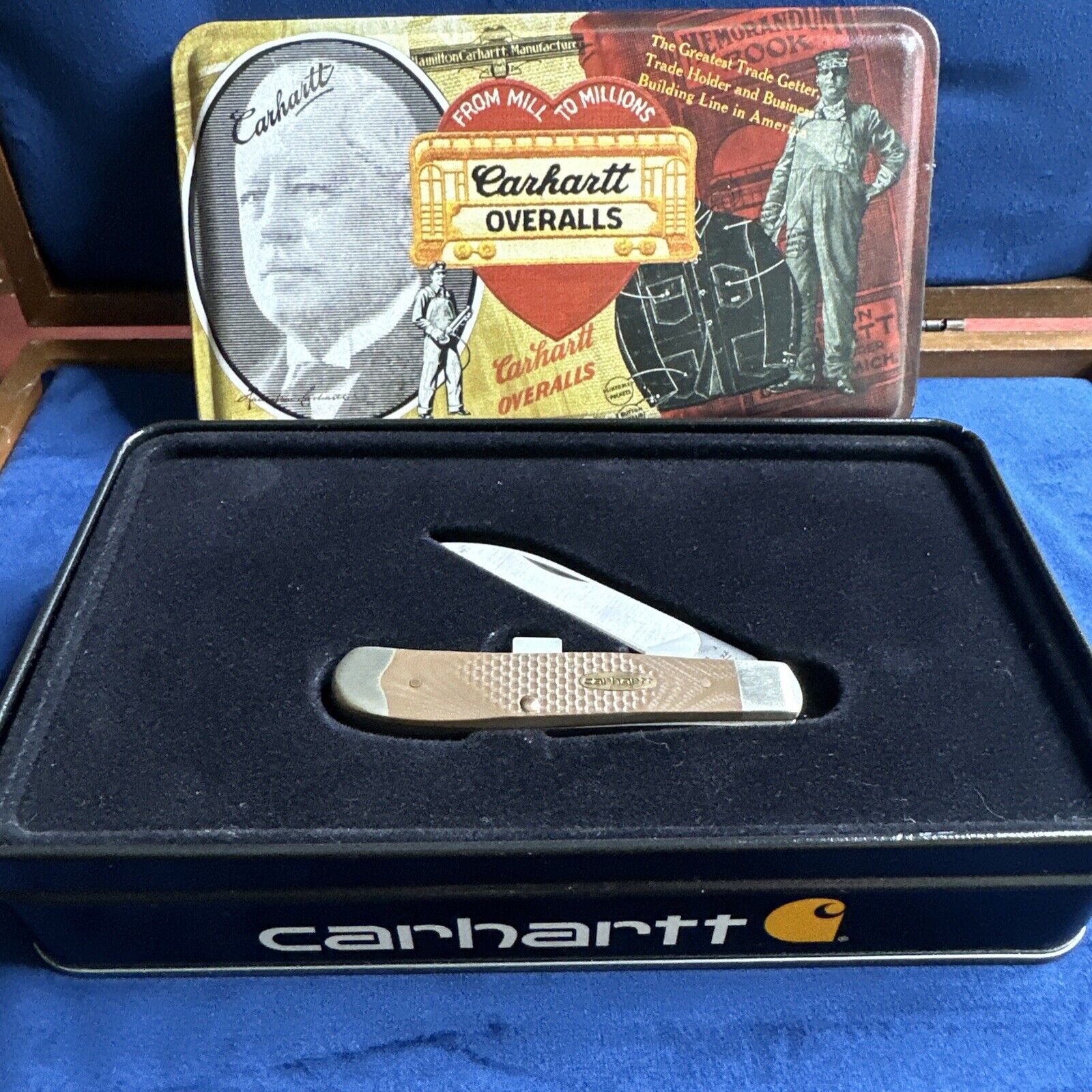 Case XX Carhartt 10107W Wharncliffe Mini Trapper Knife 