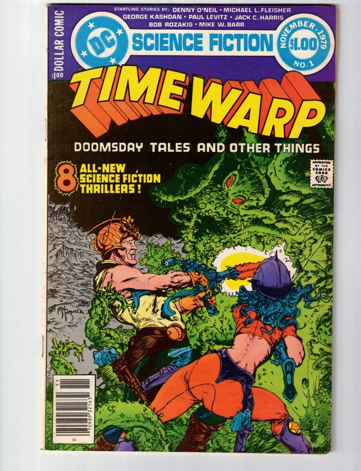 Time Warp #1  Dc Comics 1979 Newsstand - 