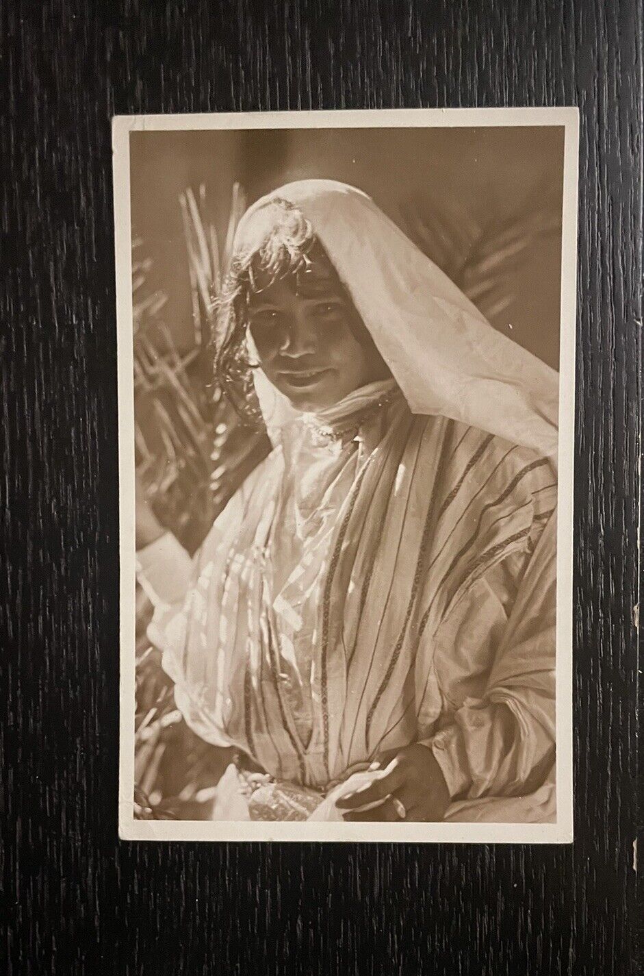 Vintage RPPC Postcard Marocaine du Sud, Young Woman of South Morocco Unused