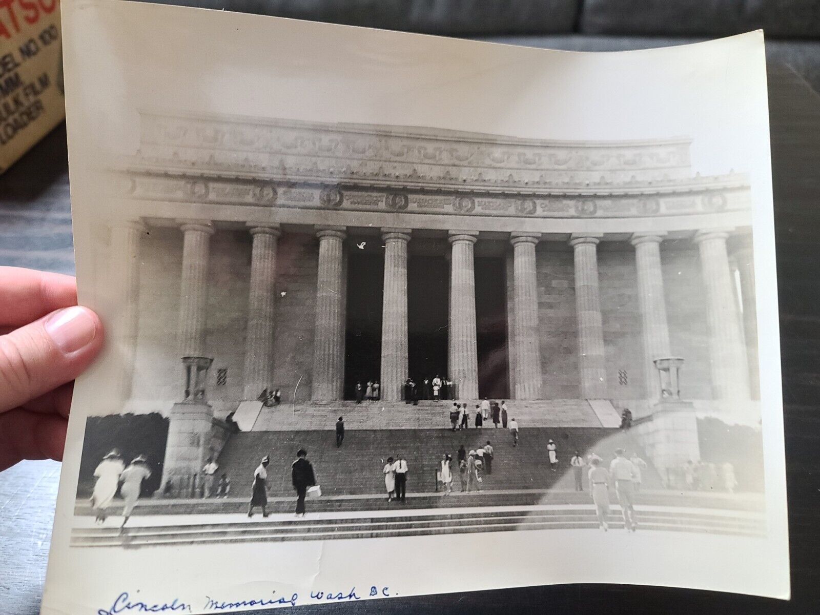 8x10 Vintage Photo Lincoln Memorial Washington DC 