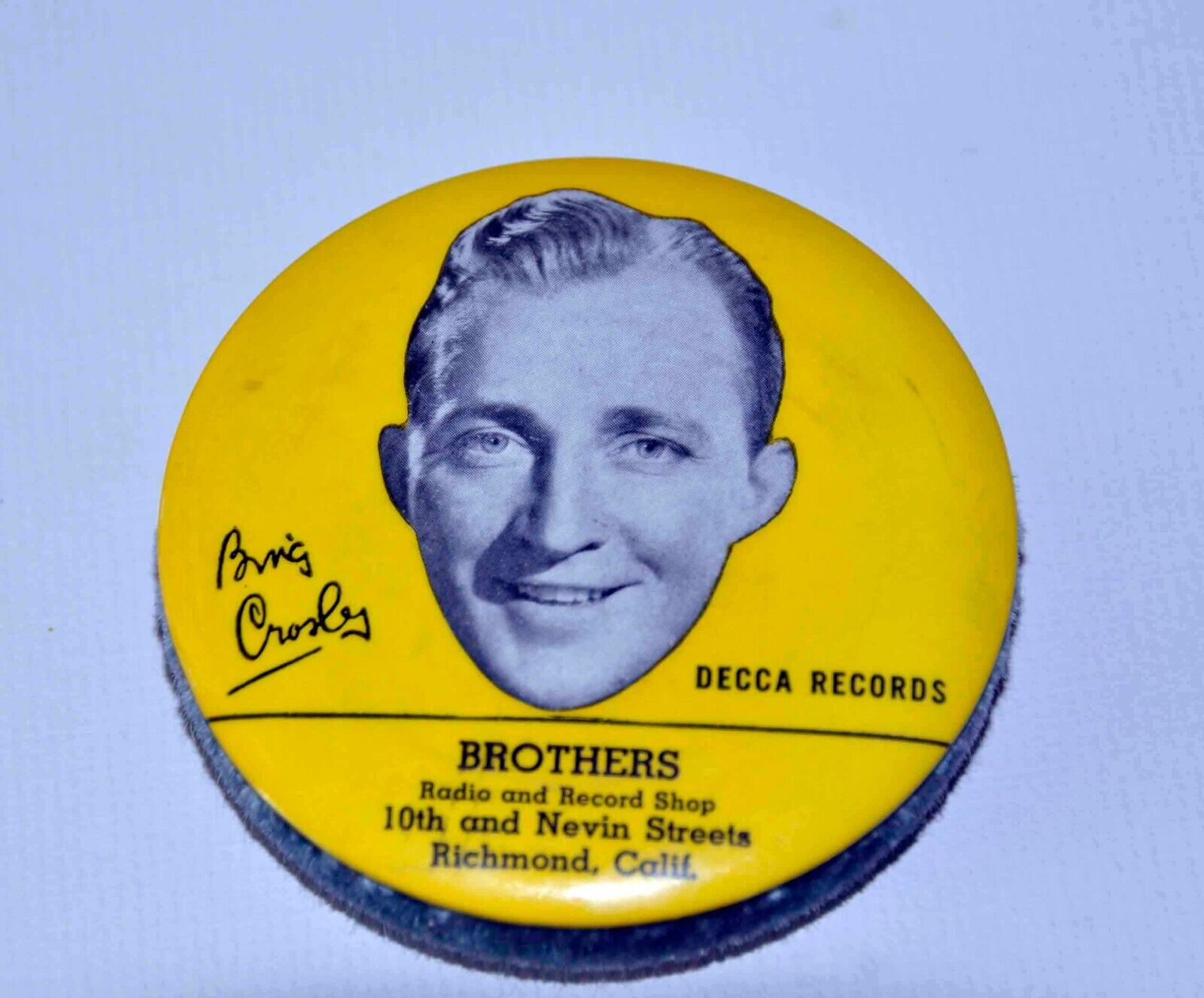 Vintage Bing Crosby Decca Records Vinyl Records Cleaner, Richmond, California