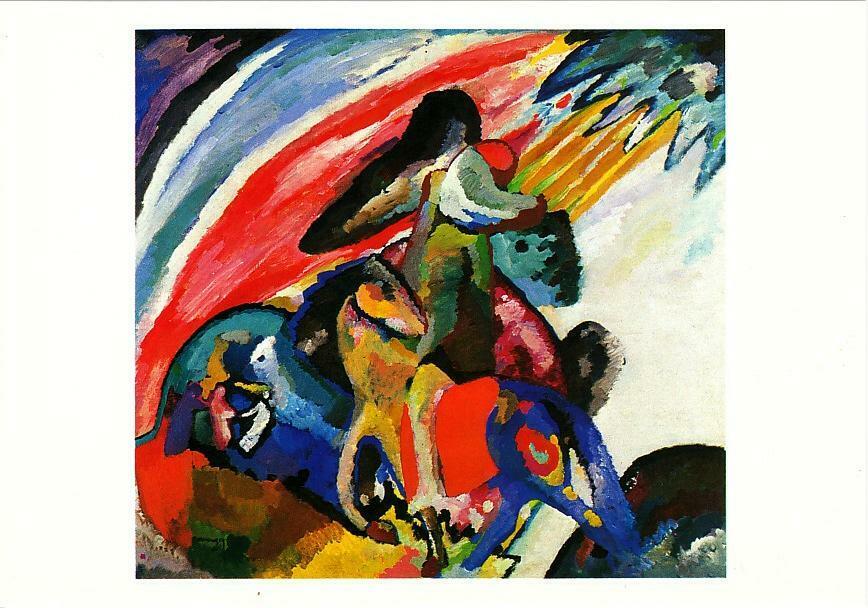Improvisation 12 by Wassily Kandinsky Art Postcard