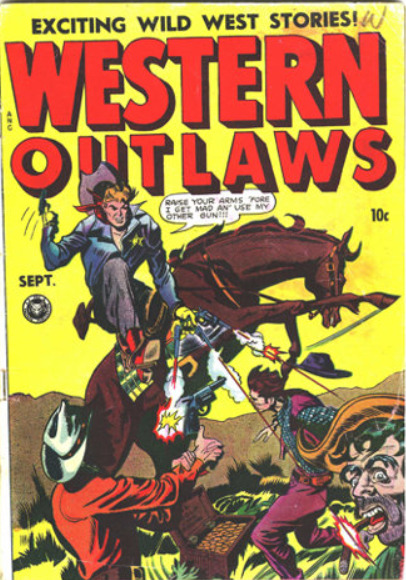 Vintage Western Outlaws #17 (Fox, 1948) - First Issue