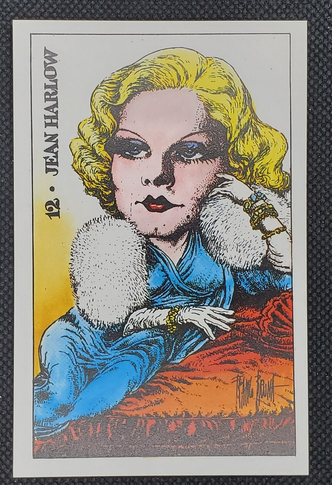 Jean Harlow Italian Trading Card 1971 Once Upon a Time Hollywood