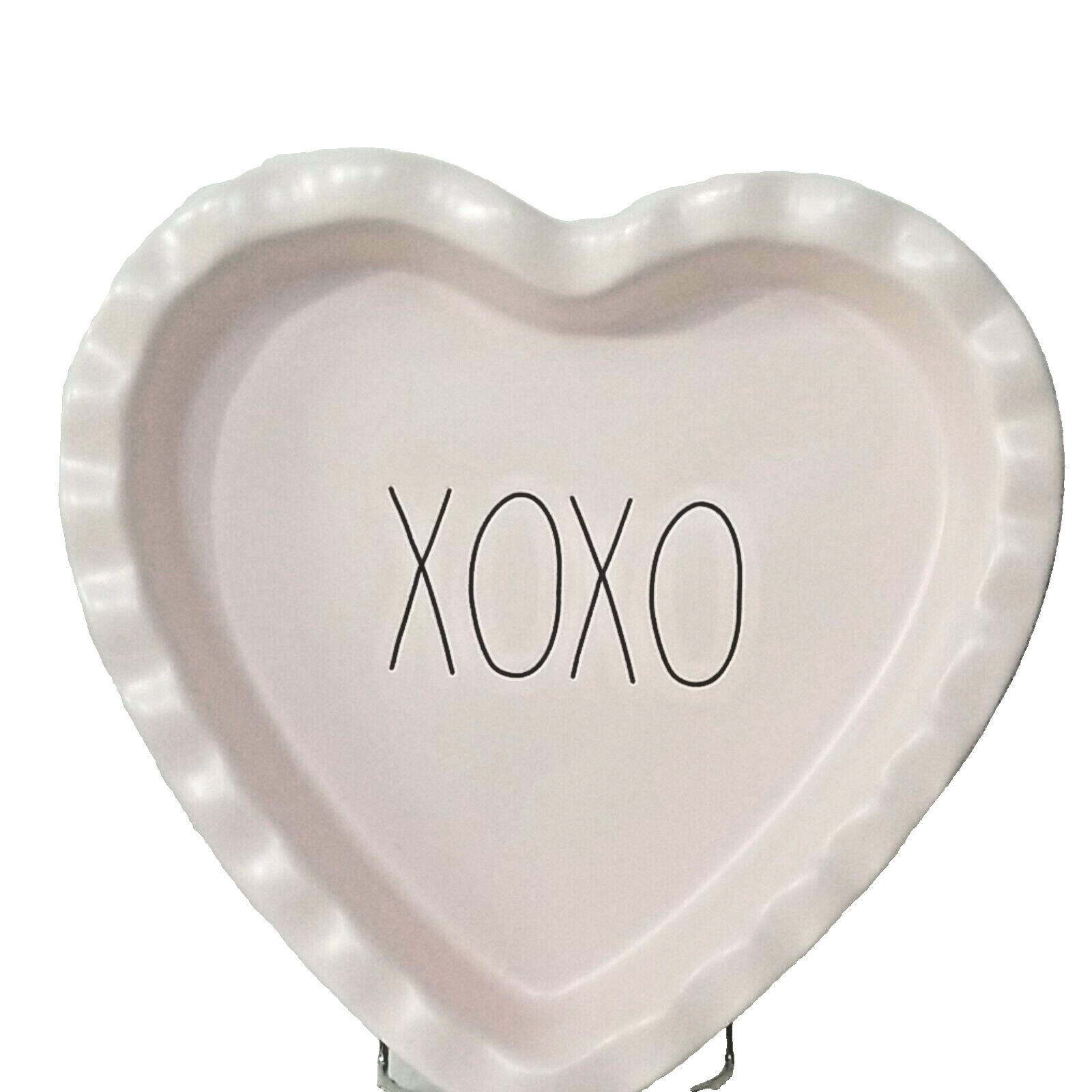 Rae Dunn by Magenta Valentine's Day - LOVE - XOXO Heart Pie Dish Baker❤ New