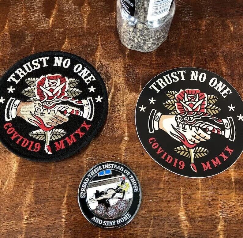 COVD Challenge Coin “Trust No One”