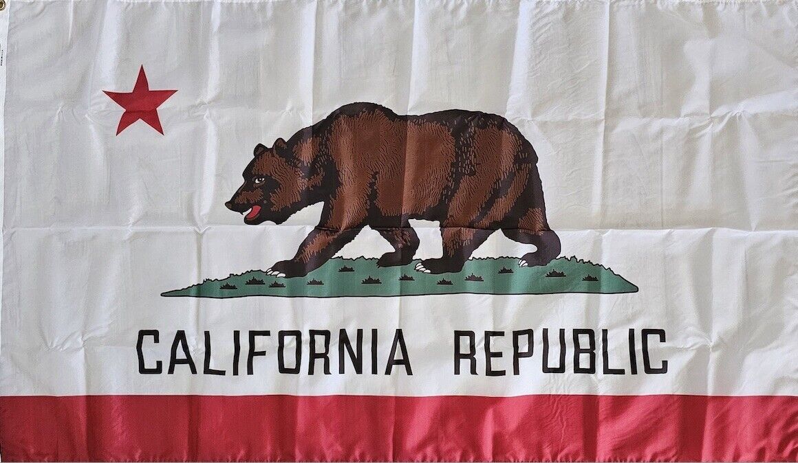California State Flag Flown Over State Capitol with COA Signed by a U.S. Senator
