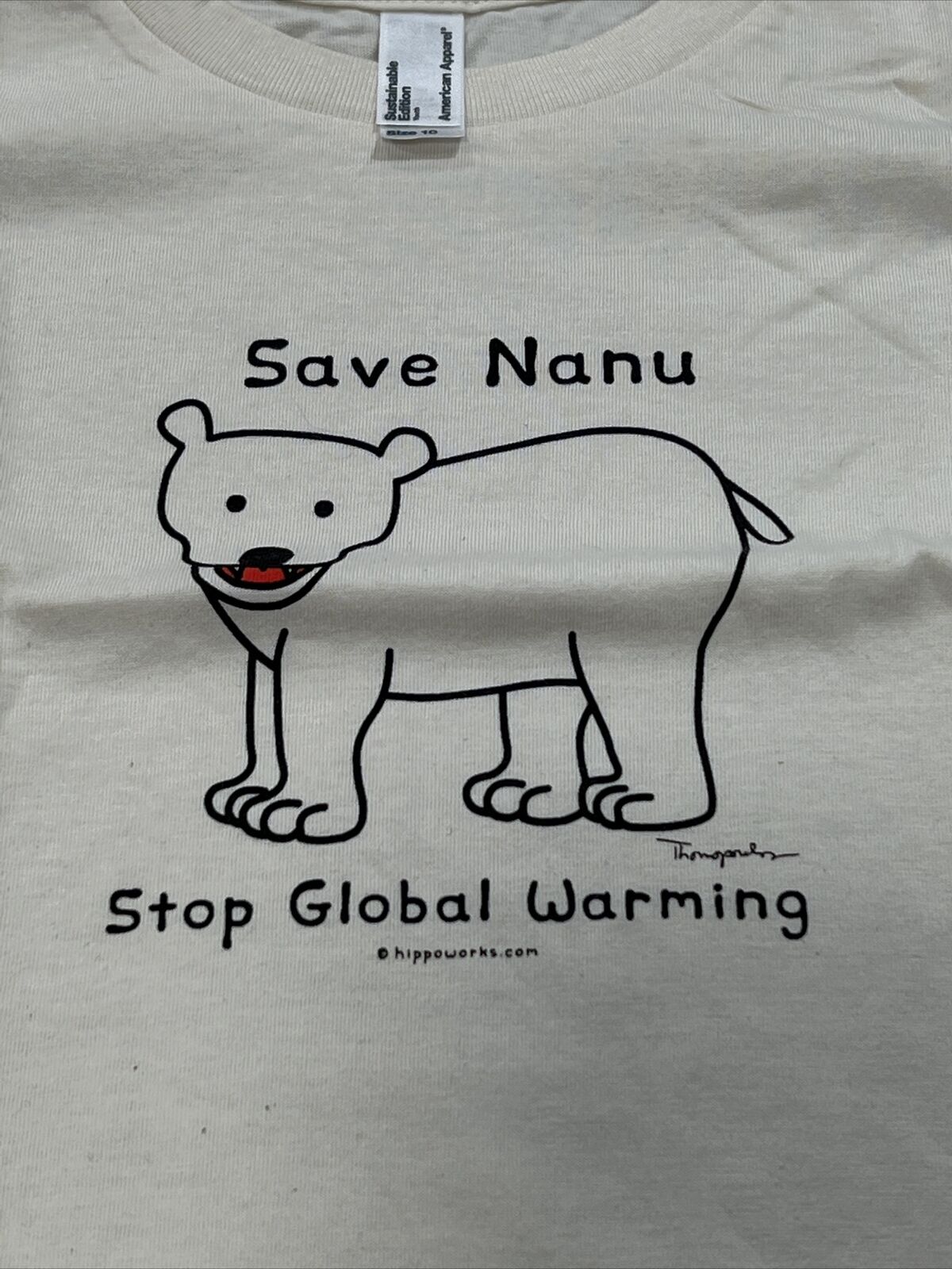 2007 Arctic Tale Save Nanu Stop Global Warming  Child 10 Movie Promo Shirt PB12