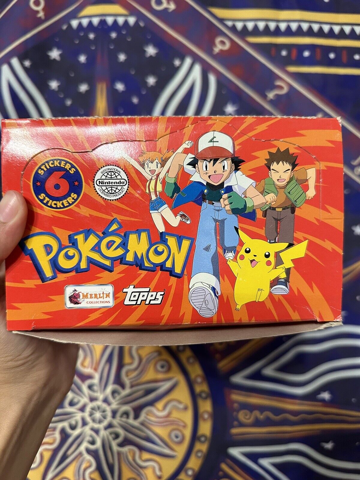 Merlin Sticker Series 1 Nintendo Box Pokemon Topps Brand New✨