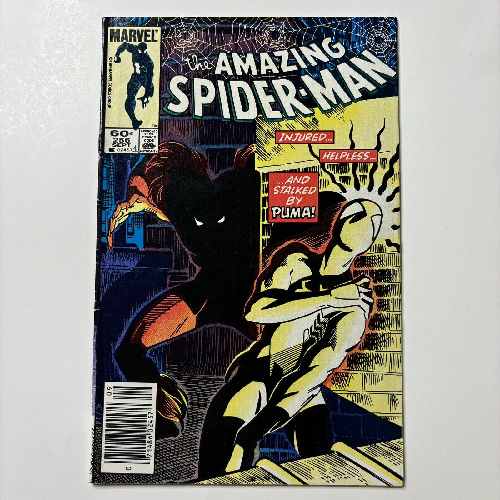 Amazing Spider-Man #256 (1984) Marvel Newsstand Ed. 1st Appearance Of The Puma
