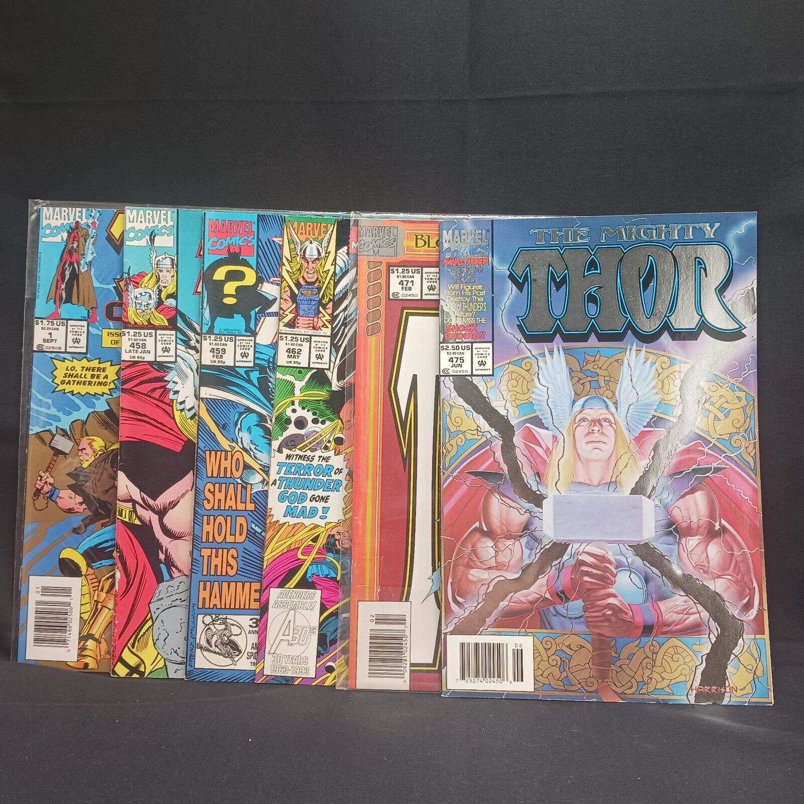 Thor Lot of 6 Assorted Comics (1992-1994, Marvel)