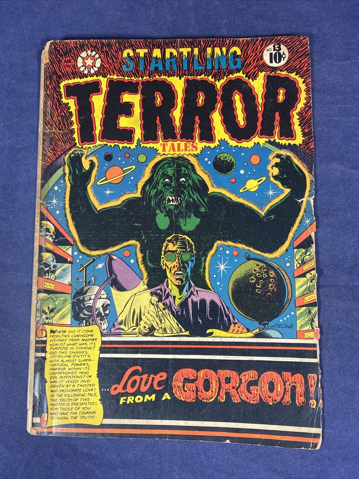Startling Terror Tales #13 - L.B. Cole Classic cover (Pre-Code) 1952
