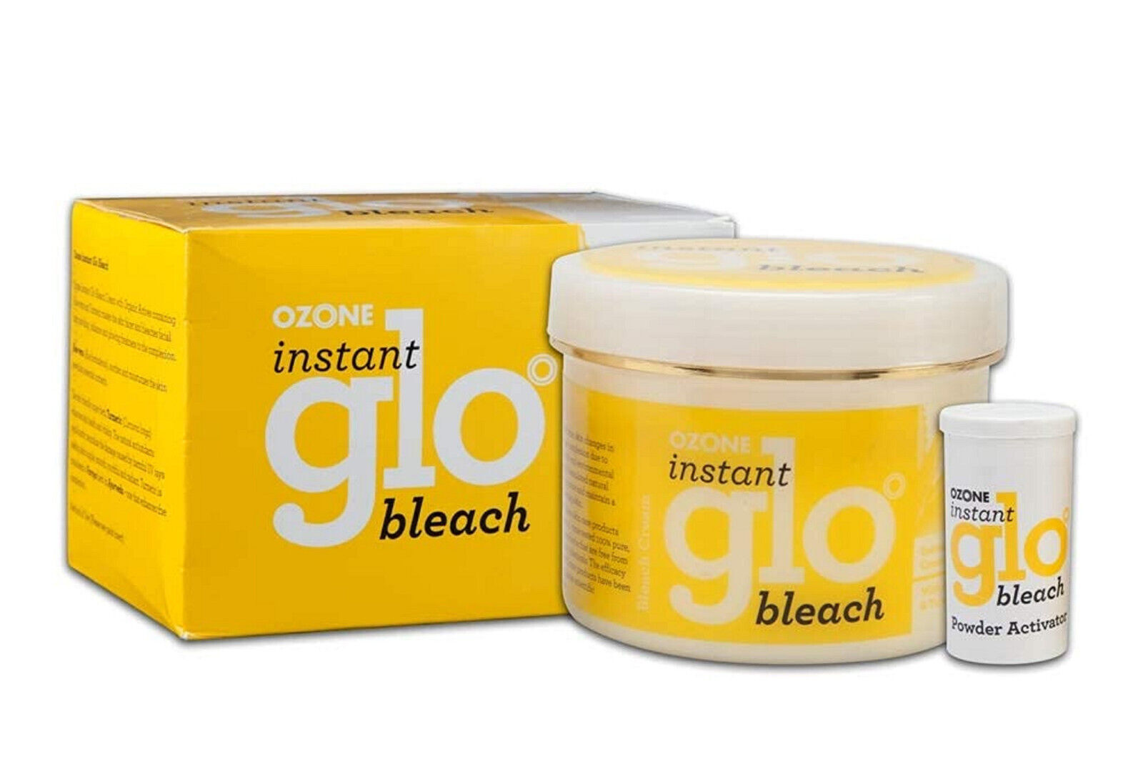 Ozone Instant Glo Bleach with Aloe Vera Instant Glowing Skin For Unisex 250 Gm