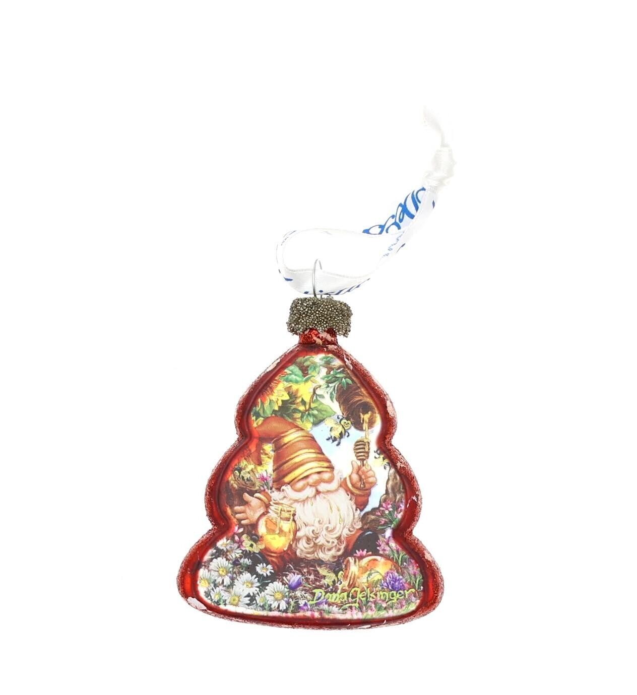 G. Debrekht G10026-C Red Dwarf Glass Christmas Ornament 3x2