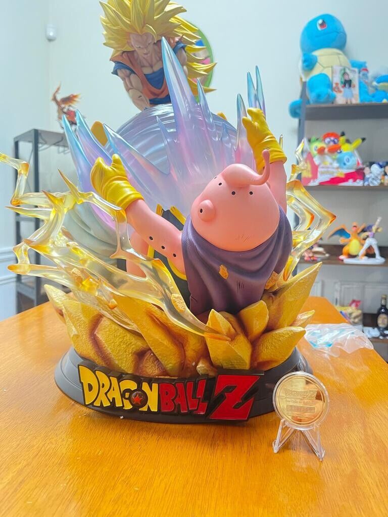 NEW SEALED Dragon BallZ Goku Vs Majin Buu Limited Statue Scale 1/6 NEW.Soul Wing