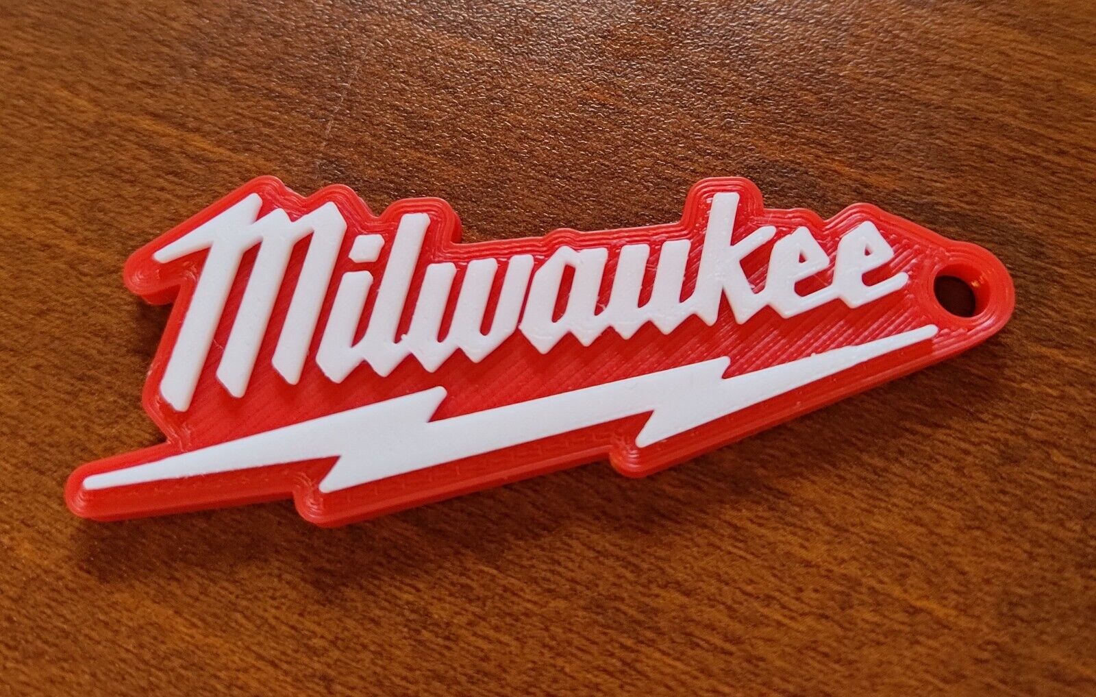 Milwaukee keychain W/keyring (Materials Sourced and Made in the Great USA)
