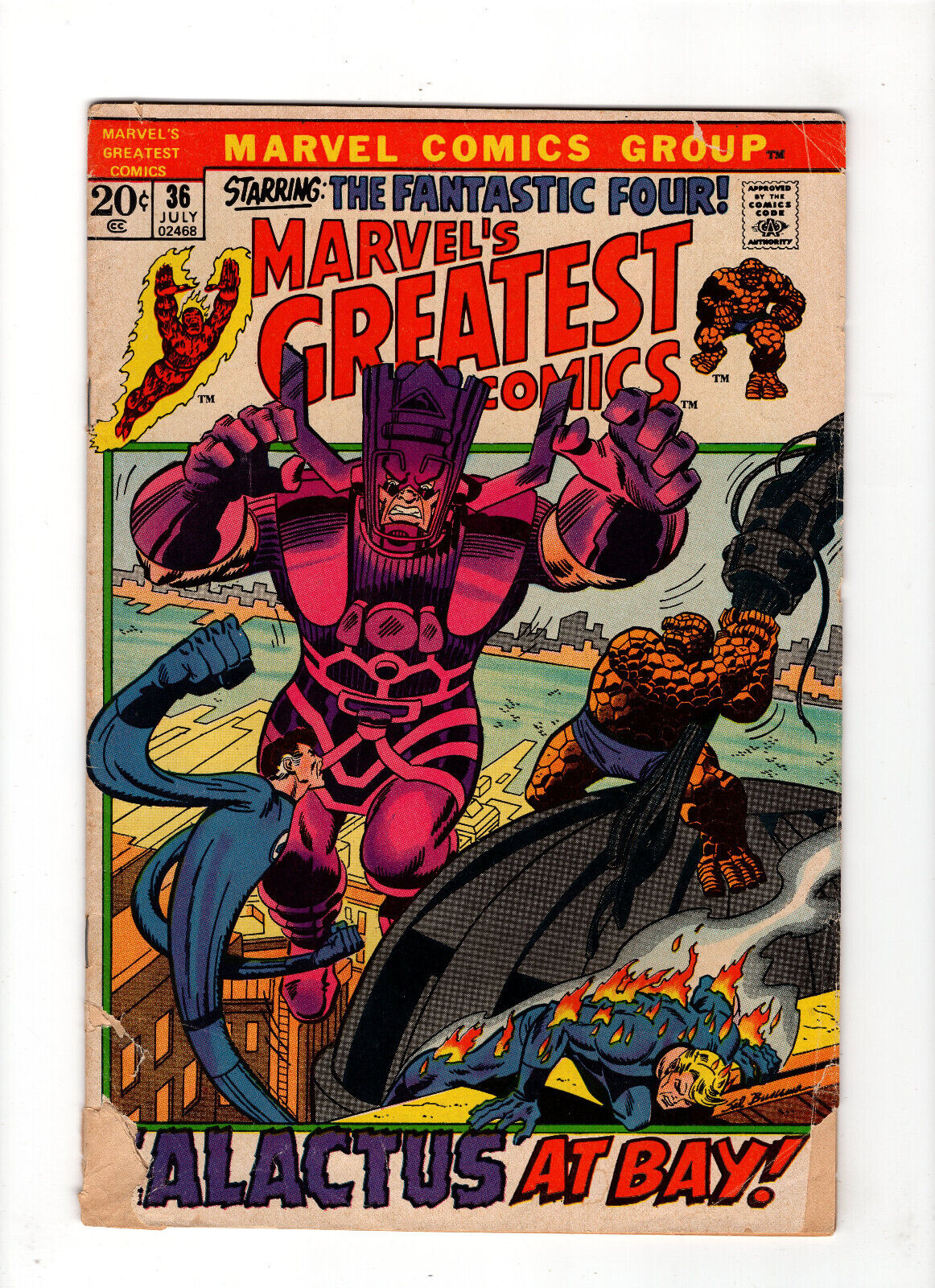 Marvel\'s Greatest Comics #36 (1972, Marvel Comics)