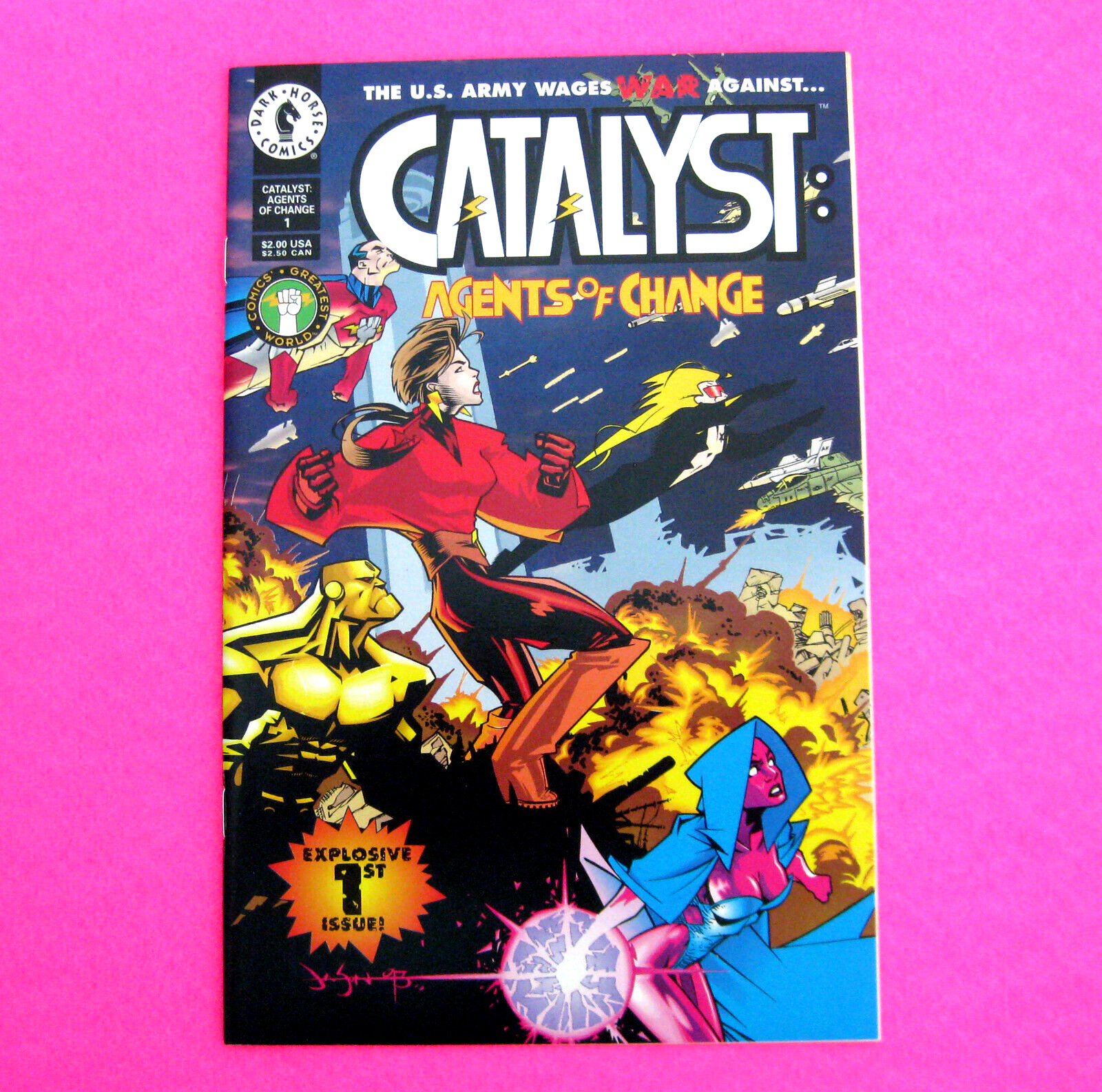CATALYST Agents of Change Issue #1 Dark Horse Comic Book Vintage 1994 Near Mint