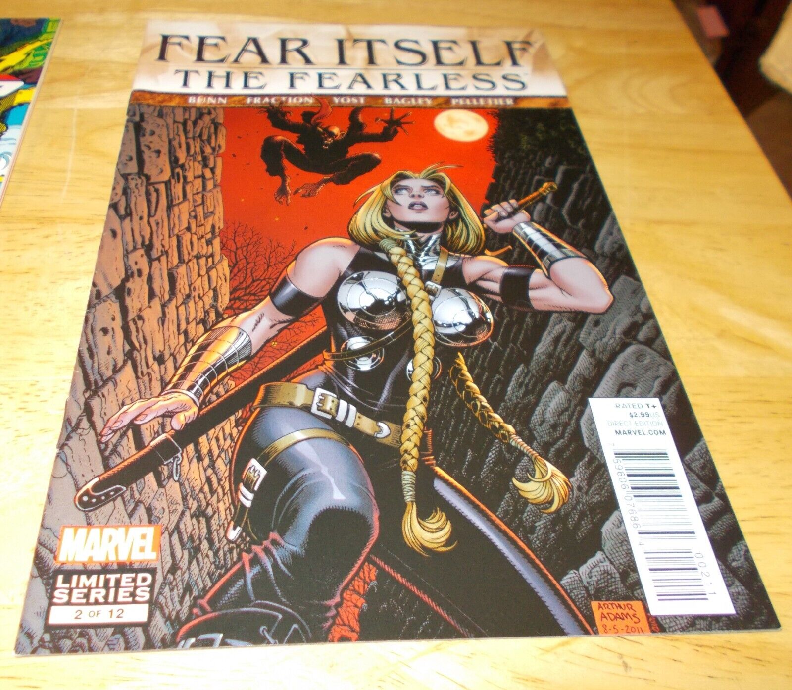 Fear Itself: The Fearless #2  Adams cover NM 2012