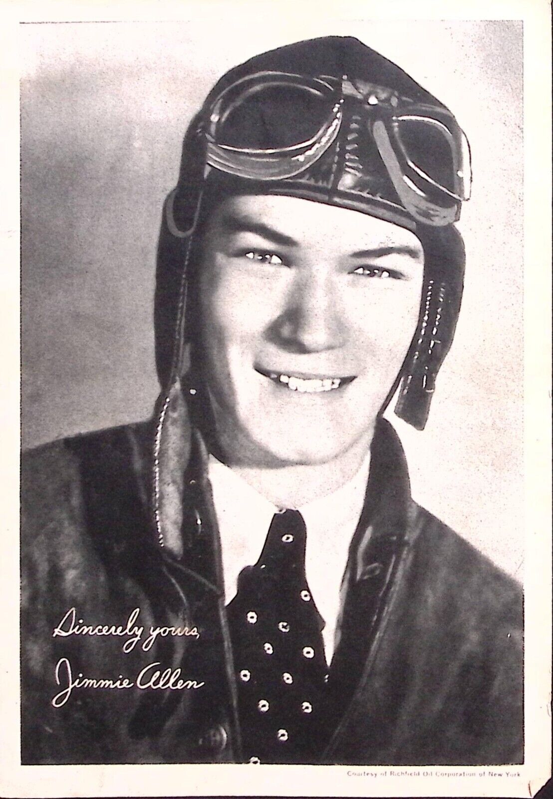 1930S AIR ADVENTURES OF JIMMIE ALLEN PRINT, COURTESY OF RICHFIELD OIL CORP  Z214