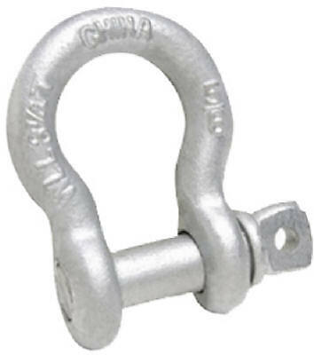 Galvanized Screw Pin Anchor Shackle, 0.875-In.