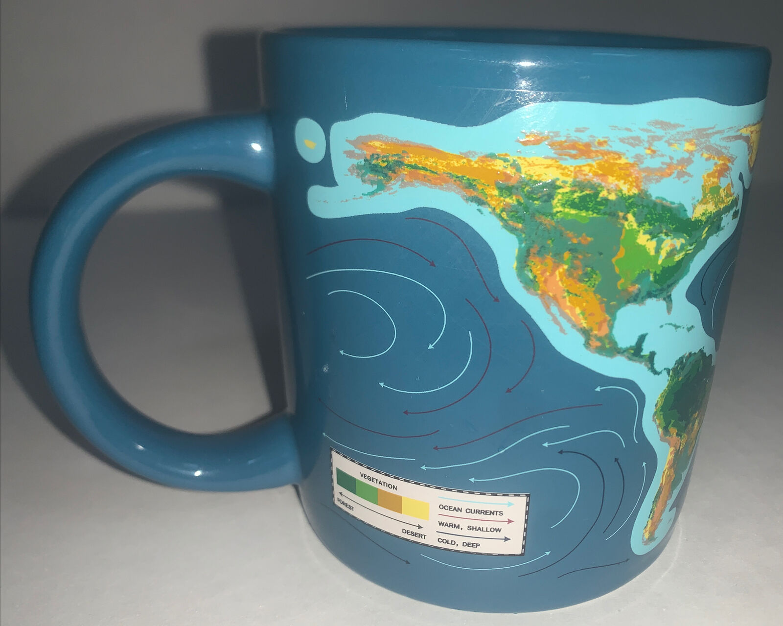 Unemployed Philosophers Guild Blue Global Warming Climate Change Ceramic Mug  