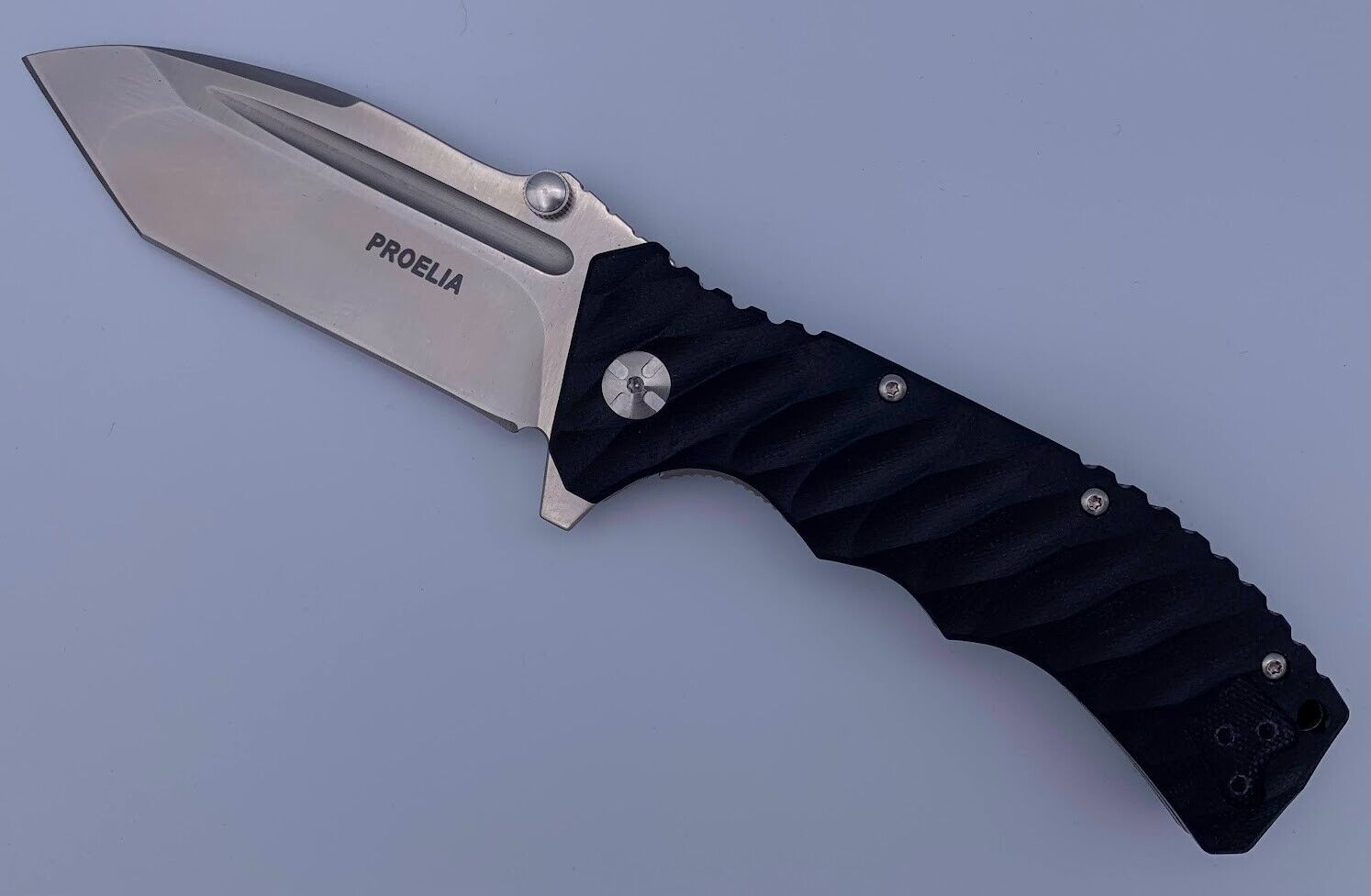 Defcon Blade Works Proelia Knives TX010 Tactical Folding Knife D2 Tanto