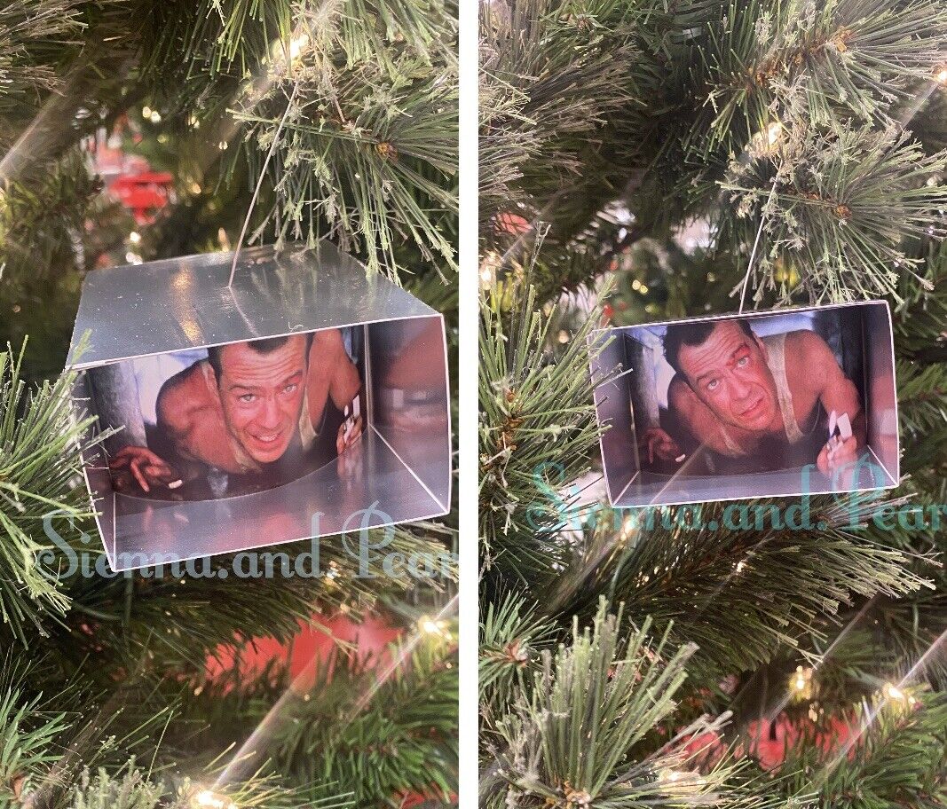 Die Hard Christmas Ornament 4x3 inches