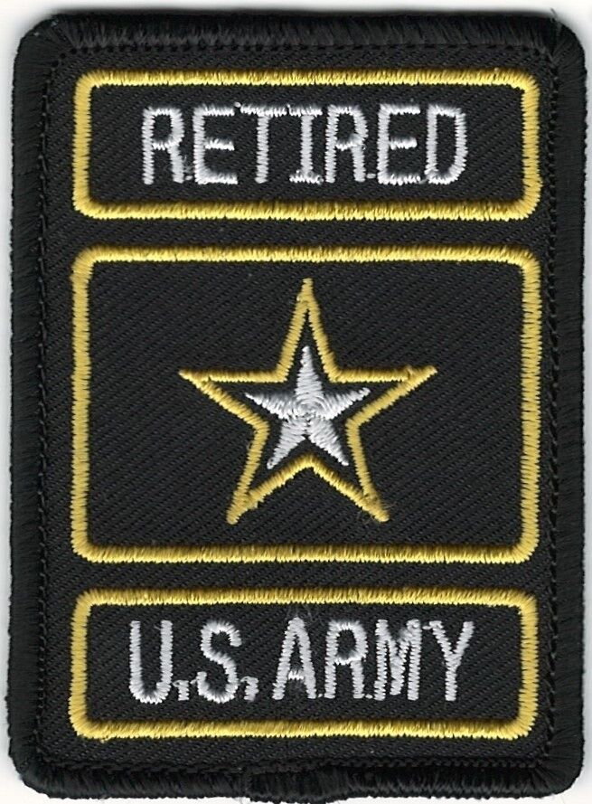 RETIRED Army Star Embroidered Patch
