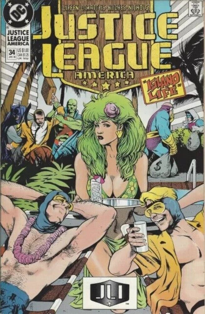 Justice League America #34: Island Life