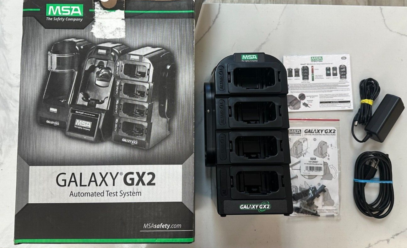 MSA Galaxy GX2 Altair 4/4X Multi-Unit Charging Station in box