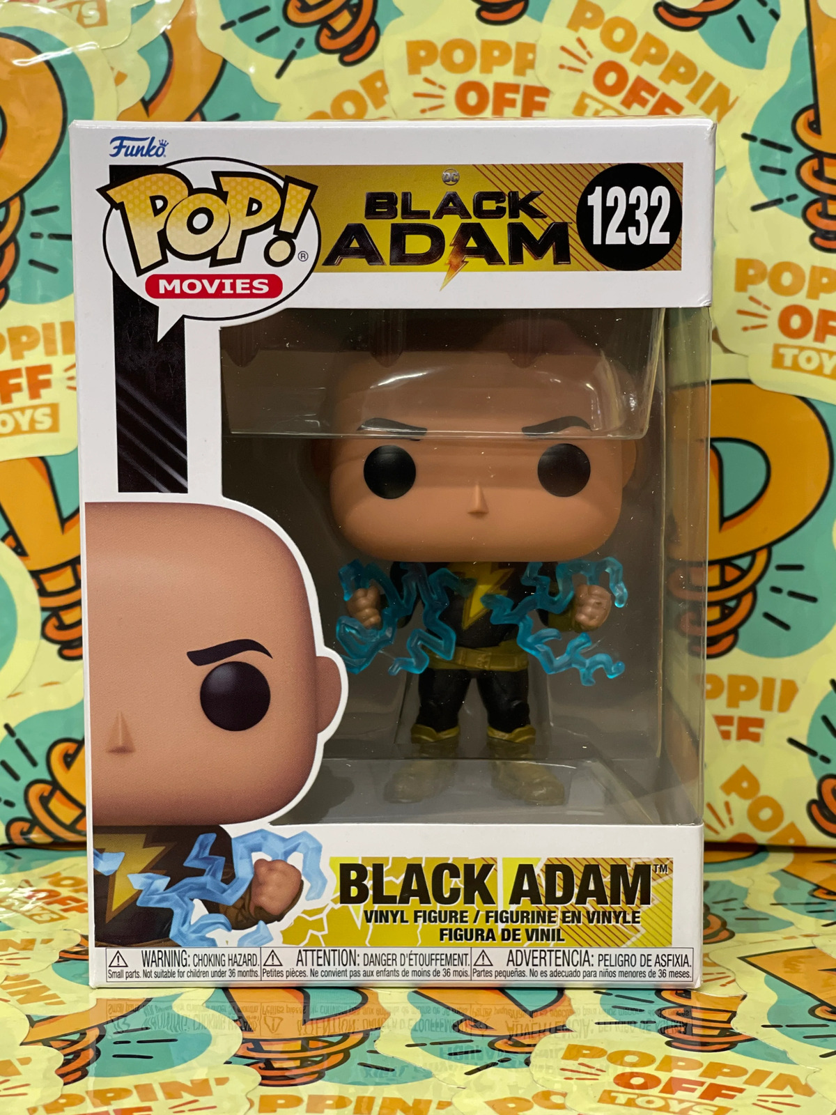 Funko Pop DC Movies: Black Adam w/Lightning (In Stock)