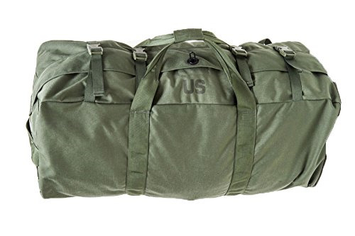 US Military Improved Sport Green Duffle Bag 8465-01-604-6541 Slightly Irregular 