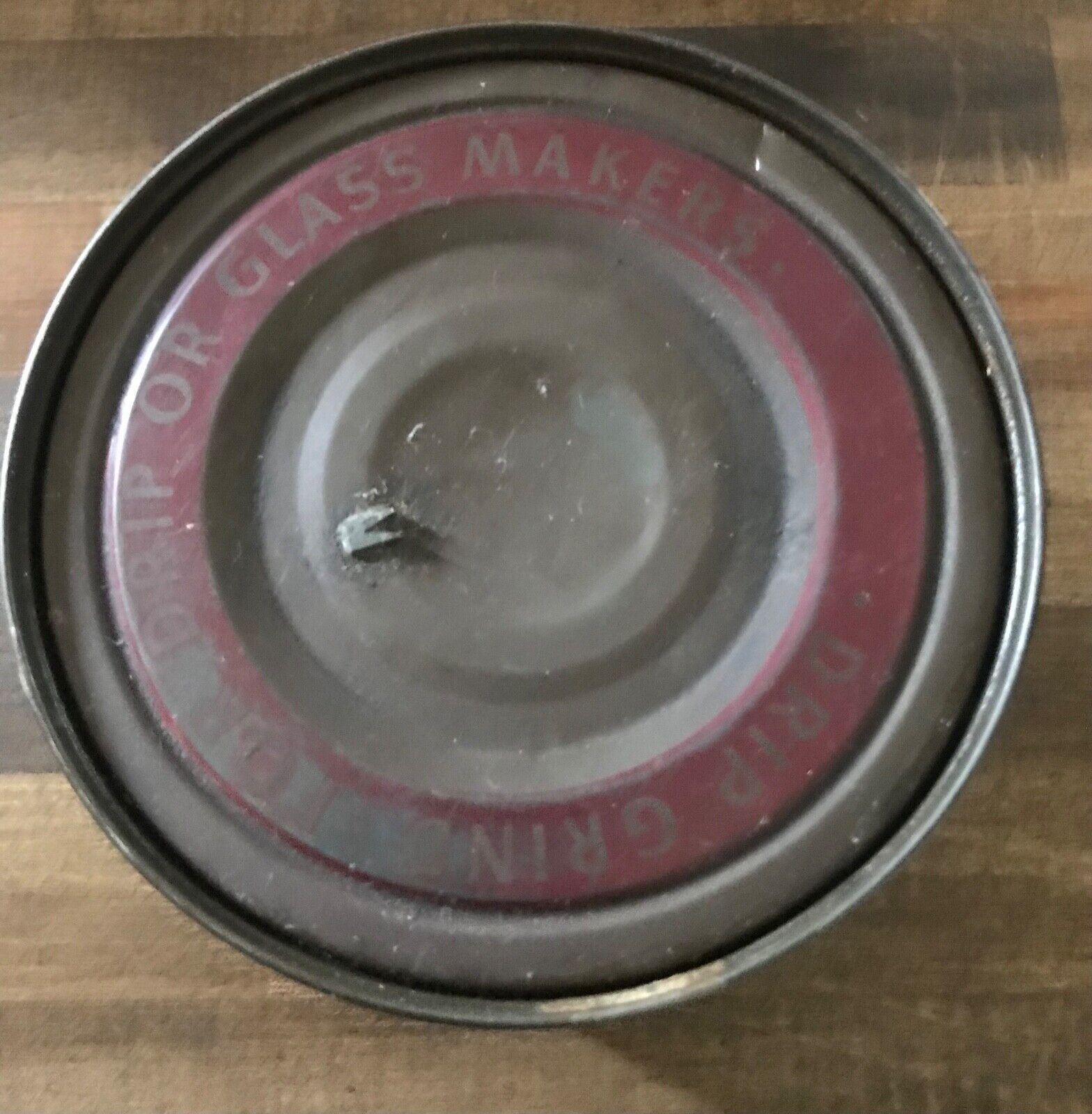 VINTAGE MJB DRIP GRIND COFFEE TIN 1 POUND ~FOR DRIP OR GLASS MAKERS