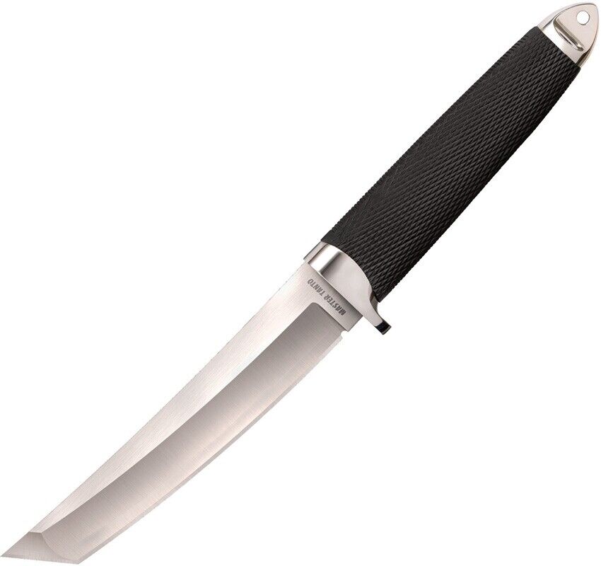 Cold Steel Master Tanto San Mai Fixed Blade Knife Black Handle VG10 Plain 35AB