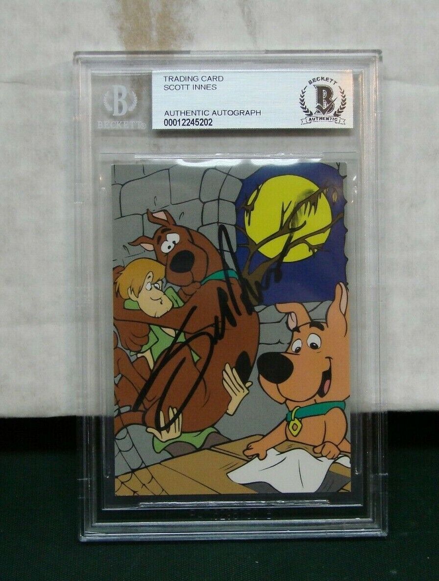 1994 Cardz Hanna-Barbera Classics Scrappy Card SIGNED SCOTT INNES BAS Beckett