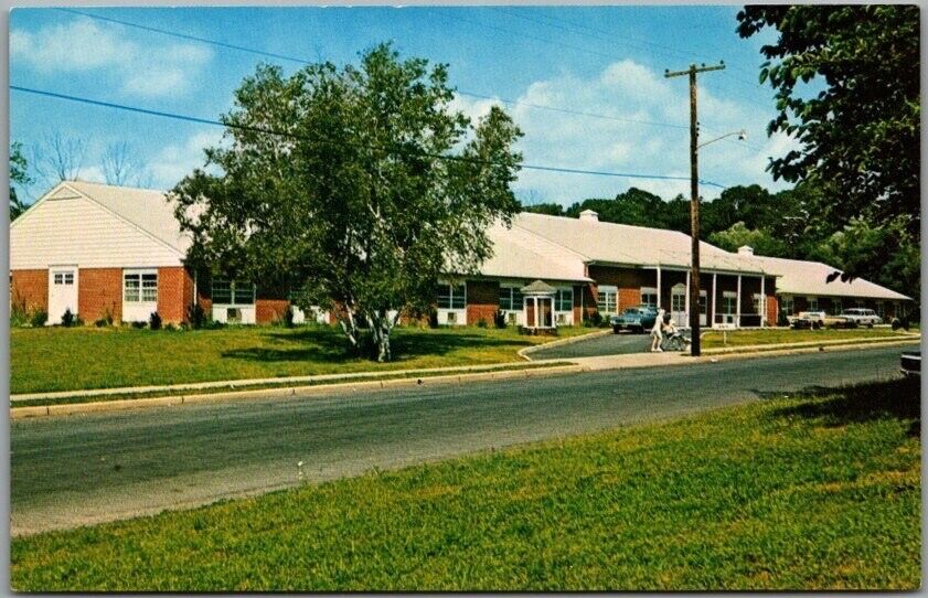 Vintage NEPTUNE CITY, New Jersey Postcard NEPTUNE CONV-A-CENTER nursing home