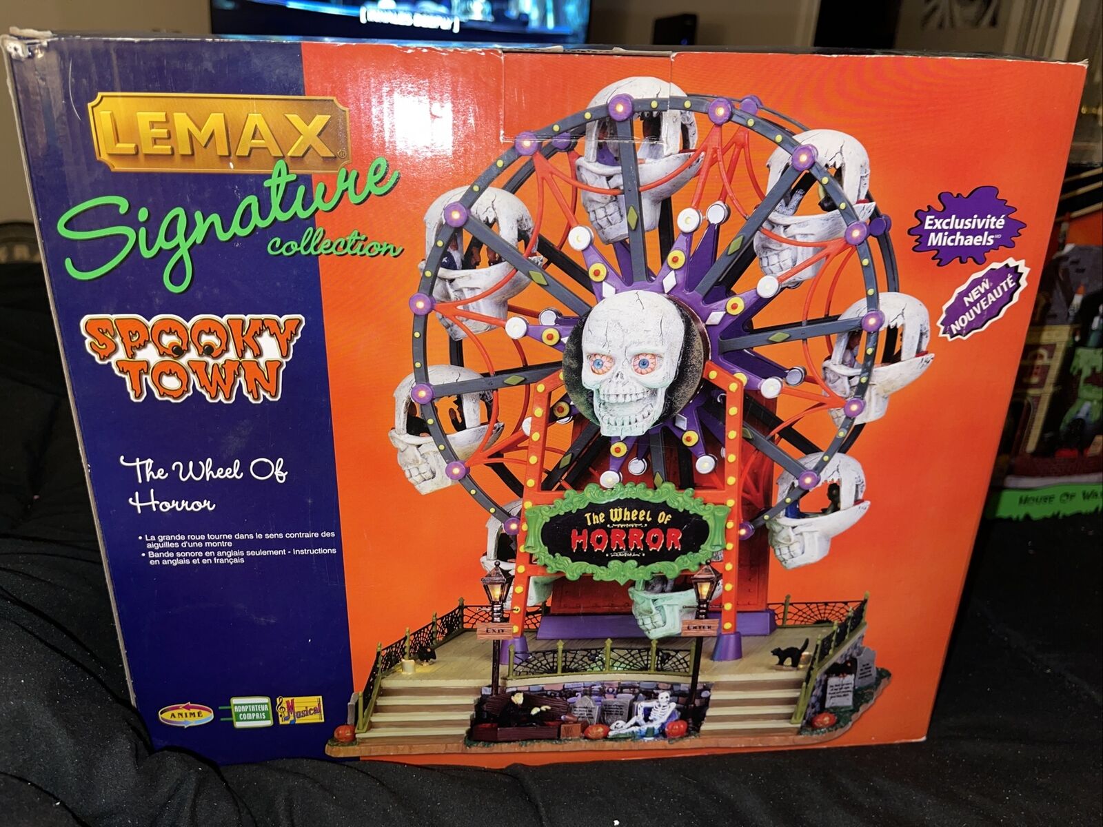 Lemax Spooky Town 2010 The Wheel Of Horror Signature Collection Not Tested