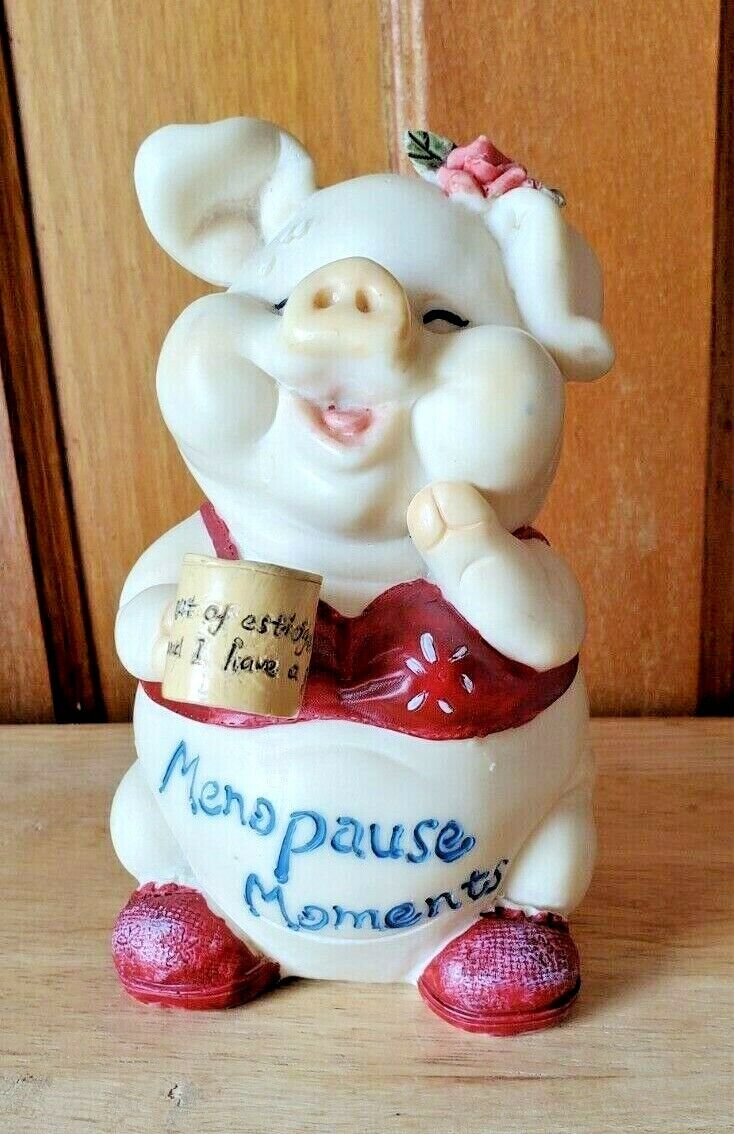 Funny Vintage Menopause Moments Piggy Bank