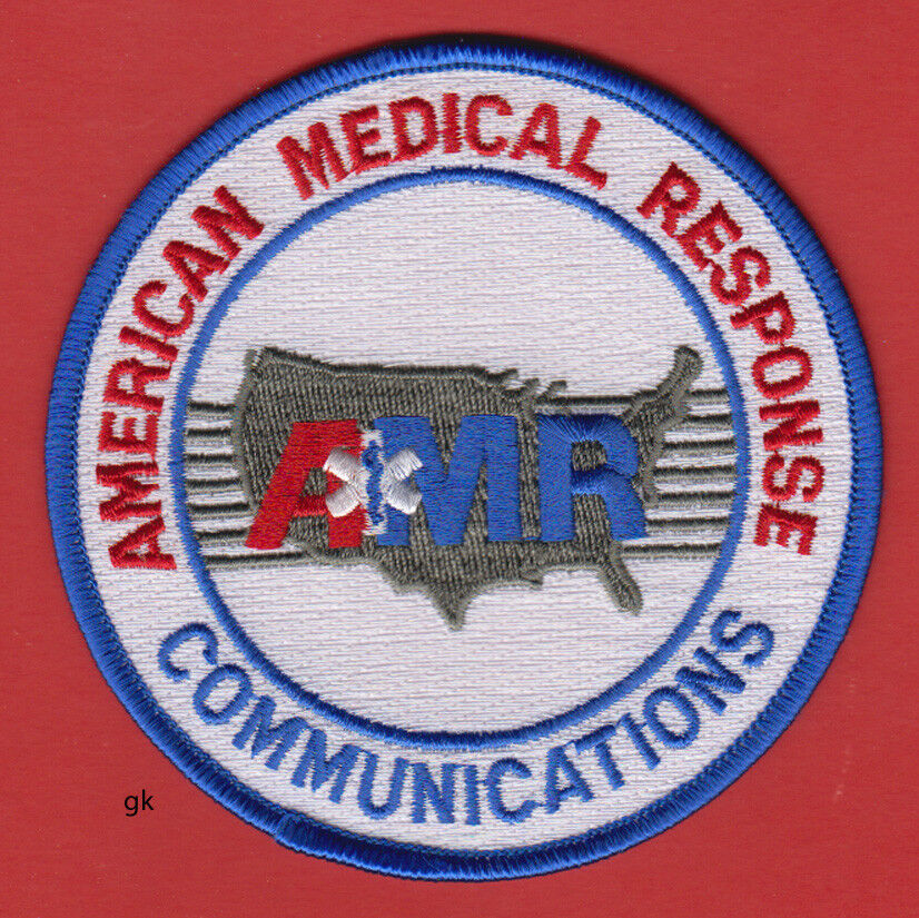AMR AMERICAN MEDICAL RESPONSE COMMUNICATIONS  SHOULDER PATCH  emt paramedic