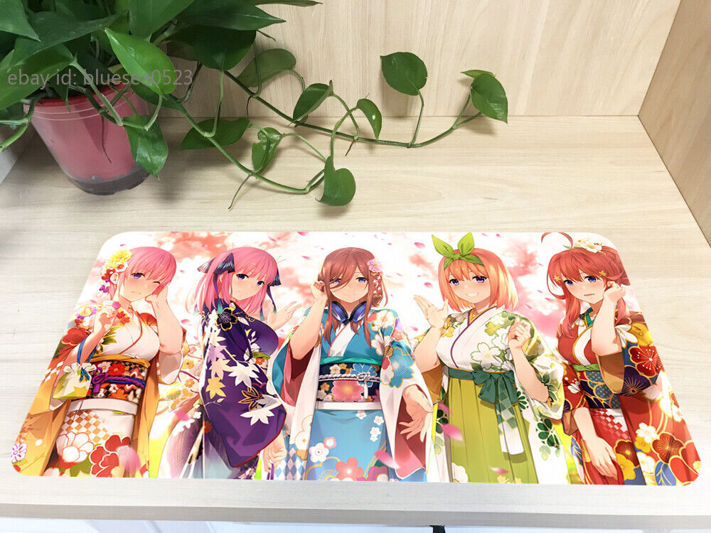 Anime Girls Mouse Pad Playmat The Quintessential Quintuplets Keyboard Gaming Mat