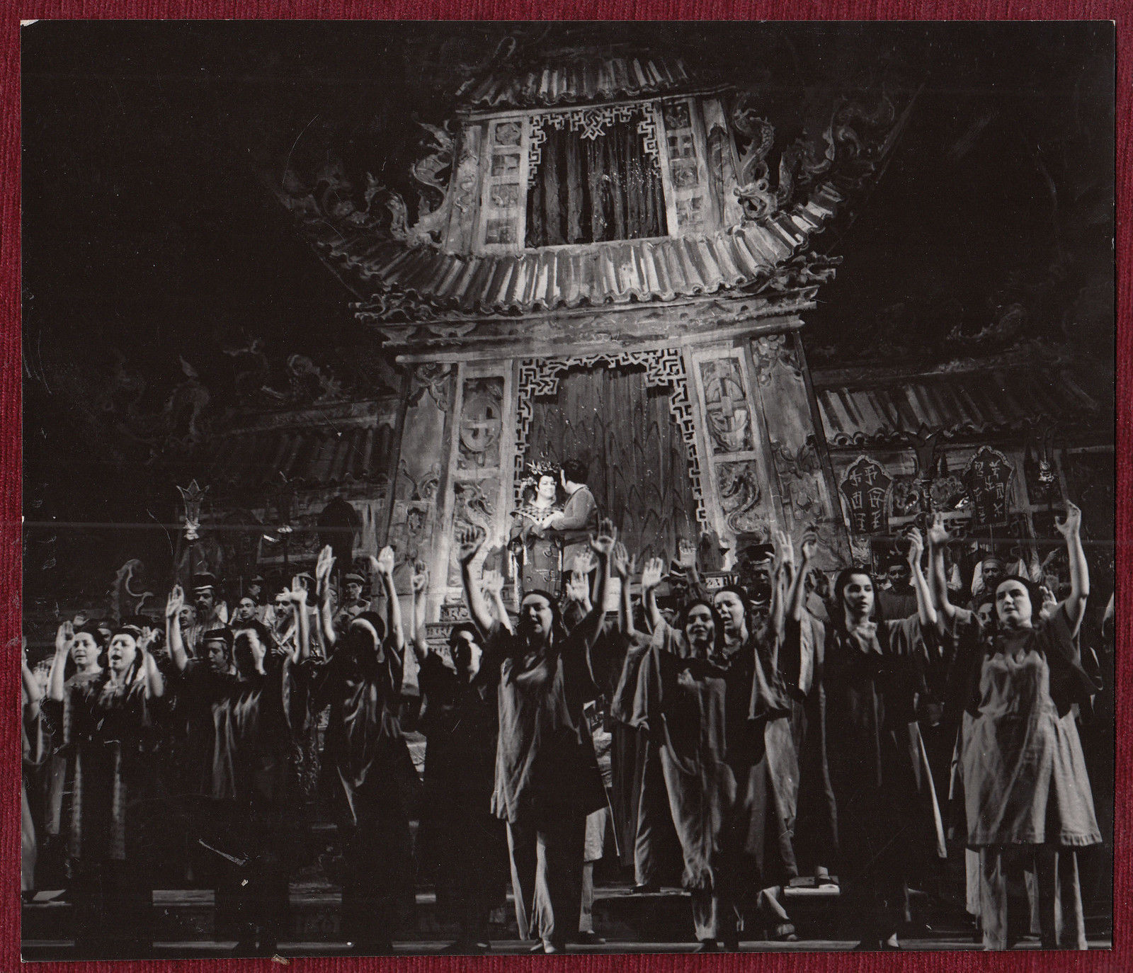 1973 Original Press Photo Erkel Theatre Opera Turandot Puccini Budapest Hungary