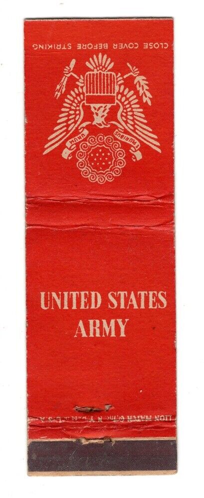 Matchbook: U.S. Army with Officer\'s Eagle