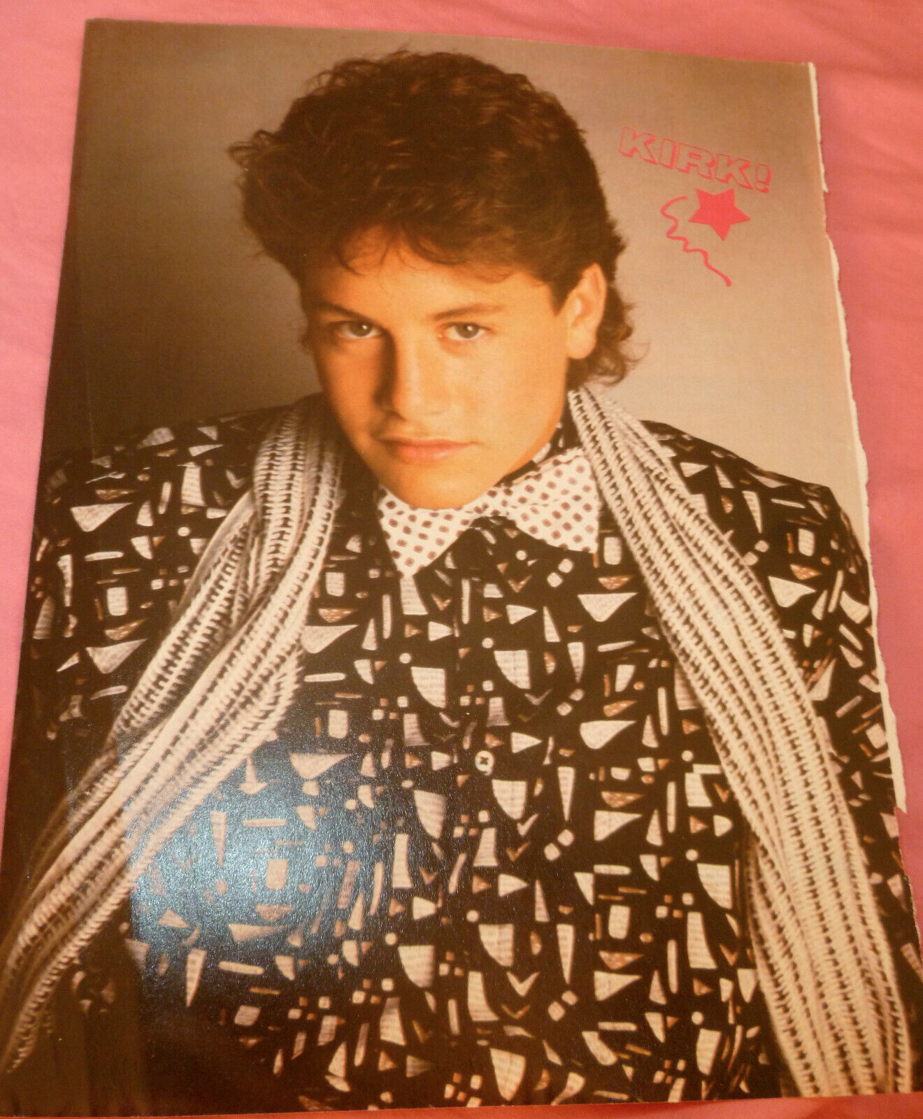 Kirk Cameron sexy teen magazine pin up clipping Growing Pains