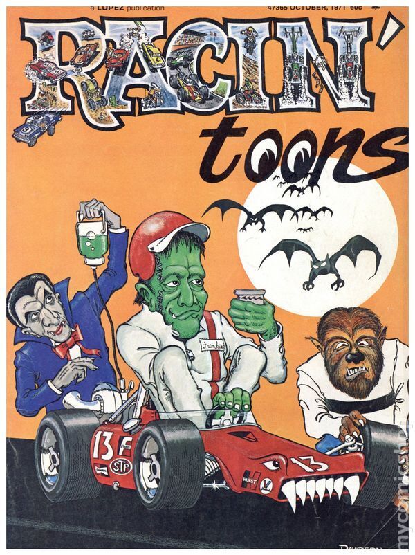 Racin Toons Vol. 1 #7 GD/VG 3.0 1971 Stock Image Low Grade