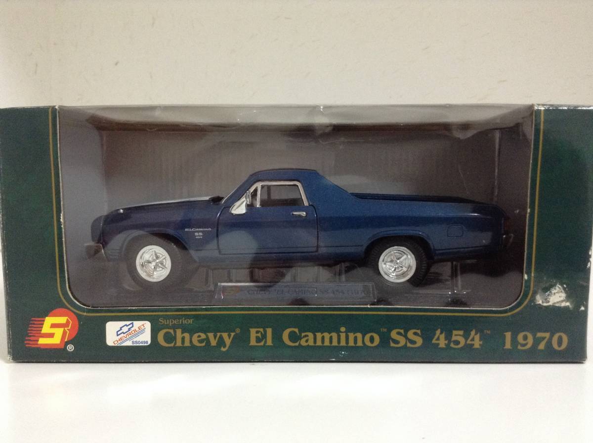 Chevrolet El Camino SS 454 3rd Generation 1970 1/24 Scale Superior Diecast Mini